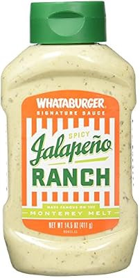 Whataburger Signature Condiments & Sauces (Spicy Jalapeno Ranch) | Amazon (US)
