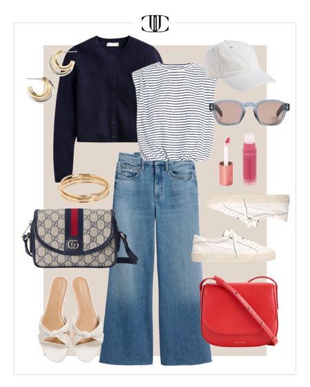 Here are looks that incorporate some of this month’s top sellers and most popular pieces.  

Round sunglasses, denim, slide heels, striped top, wedge sandal, cardigan, fedora, summer outfit, summer look, casual look, vacation outfit, vacation look, cross body bag, sneakers

#LTKshoecrush #LTKstyletip #LTKover40