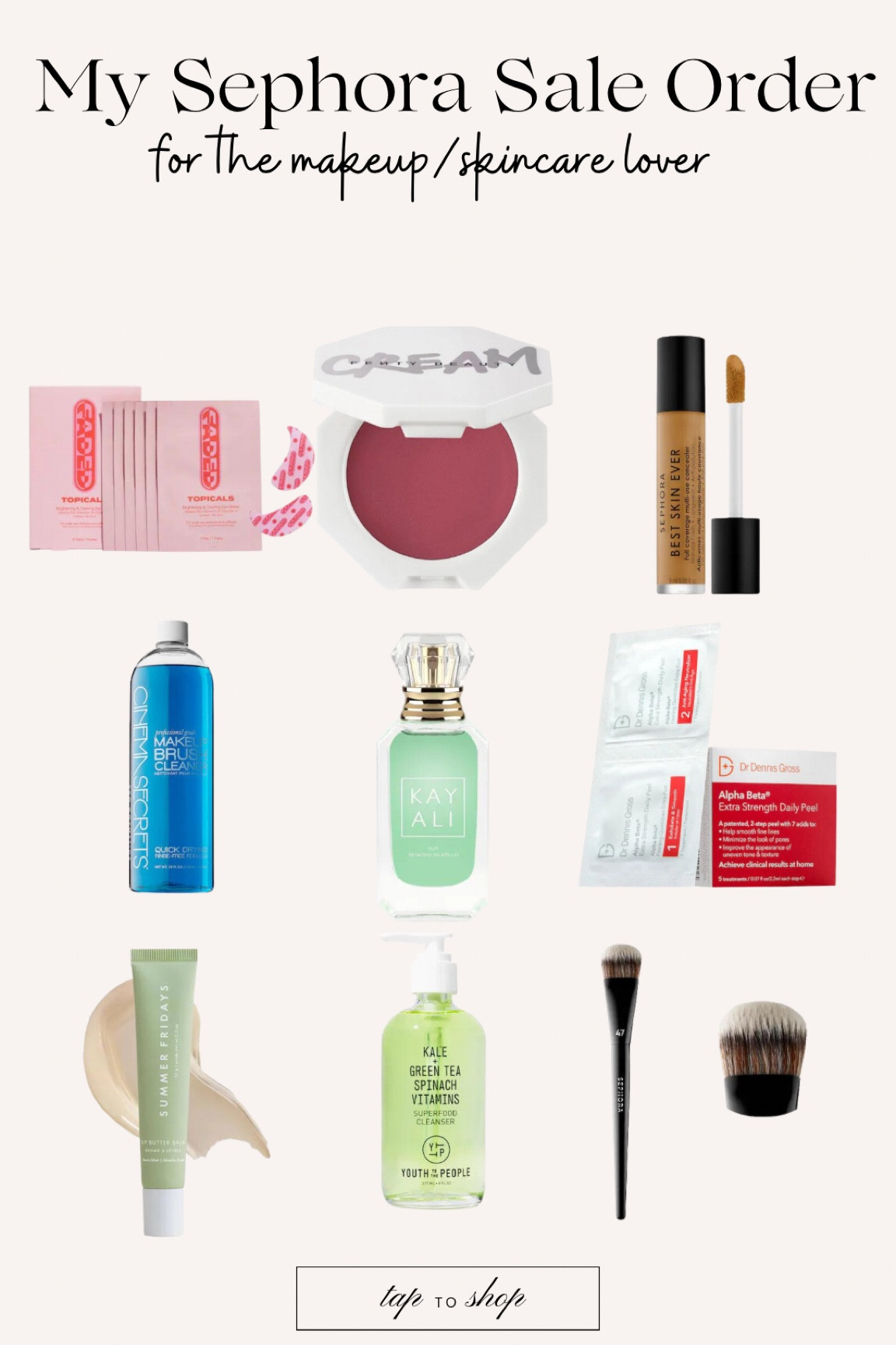 My Sephora sale order this year! Some are new to me and some are my faces!

#LTKbeauty #LTKSeasonal #LTKGiftGuide