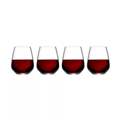 Luigi Bormioli Crescendo SON.hyx® Stemless Wine Glasses (Set of 4) | Bed Bath & Beyond