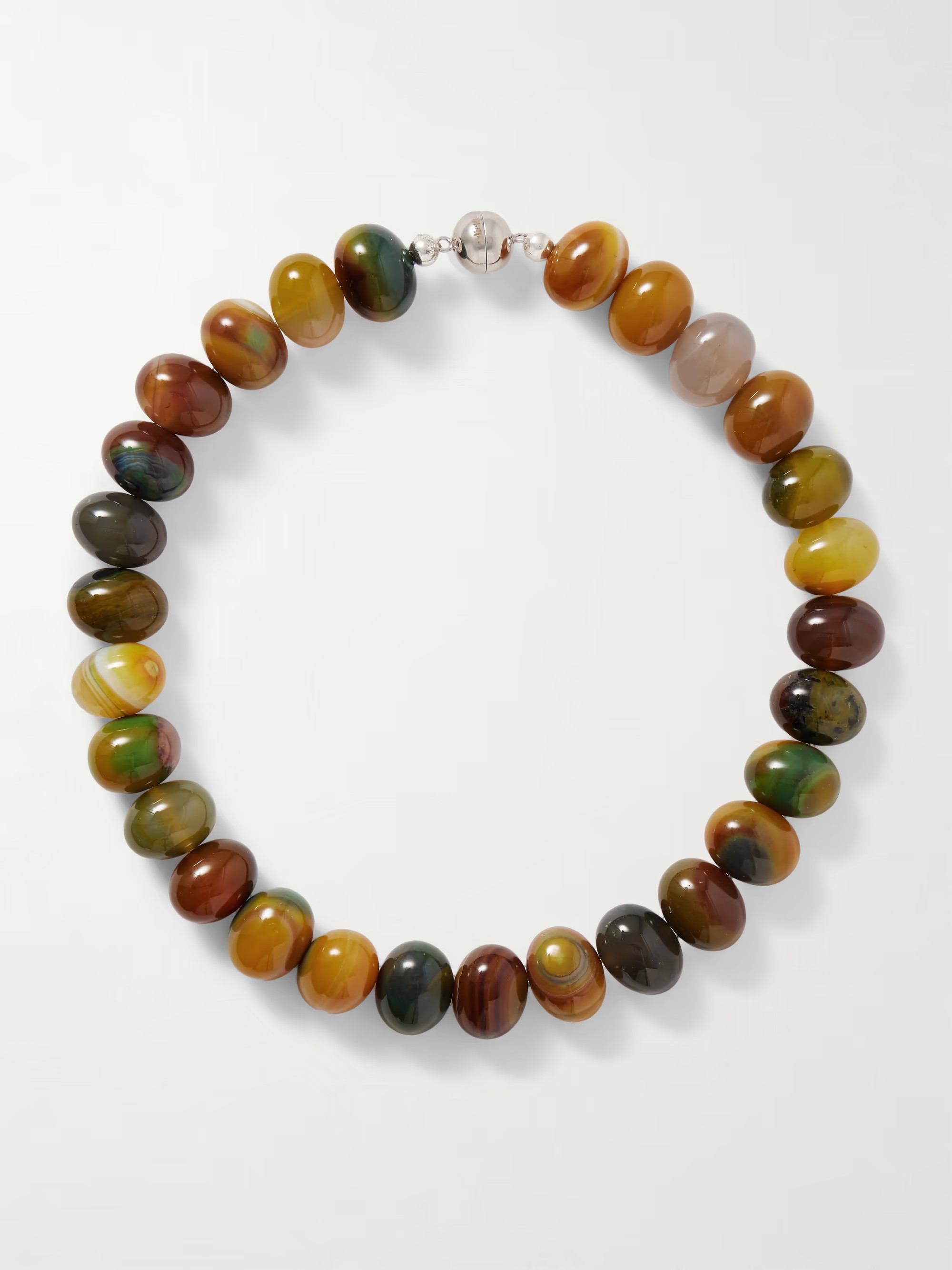 Odette silver-tone agate necklace | NET-A-PORTER (UK & EU)