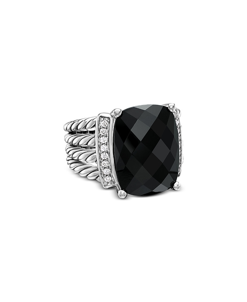 David Yurman Wheaton Ring with Black Onyx and Diamonds | Bloomingdale's (US)