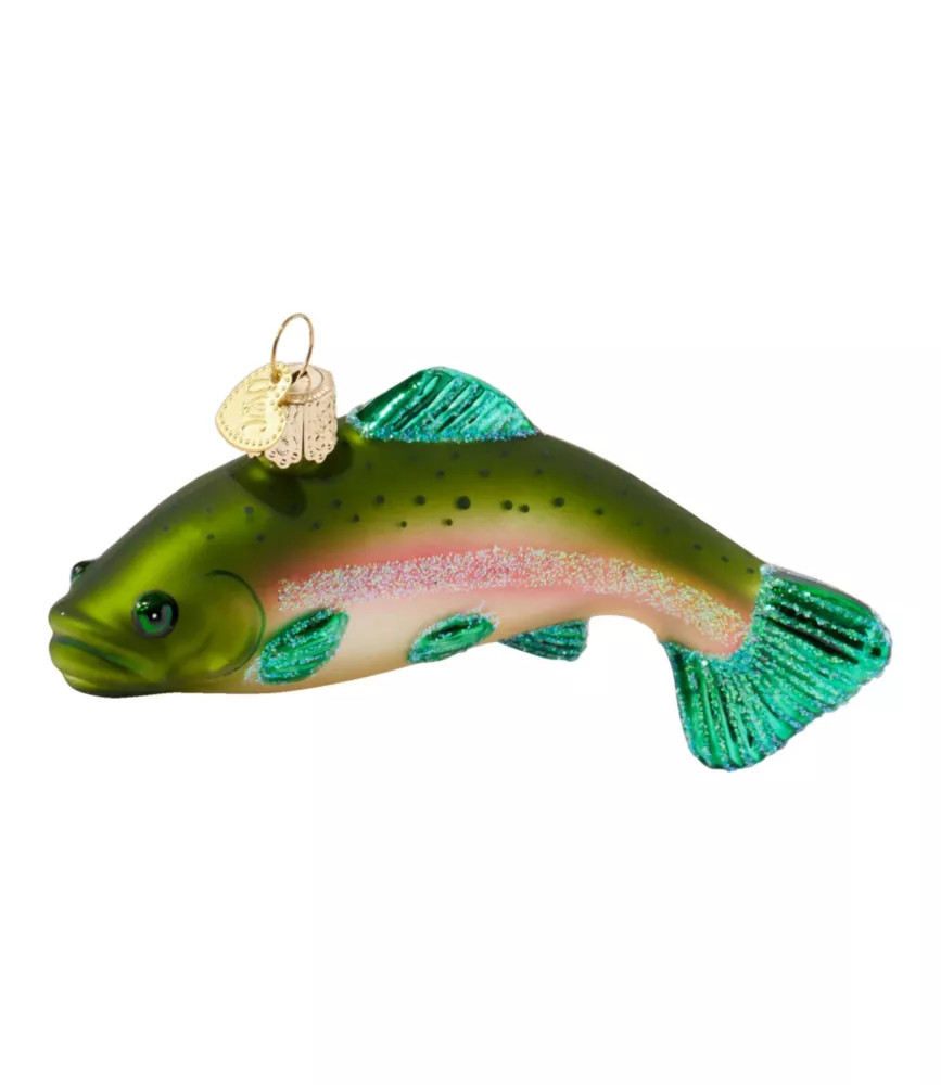 Glass Rainbow Trout Ornament | L.L. Bean