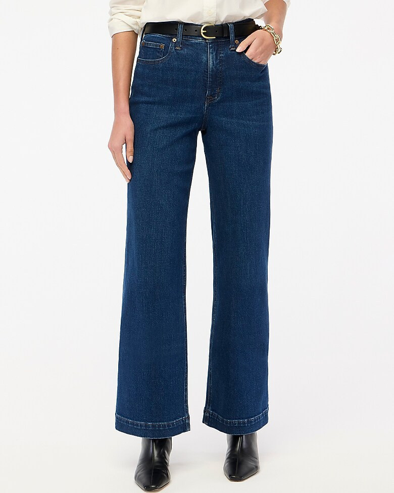 Classic wide-leg jean in all-day stretch | J.Crew Factory