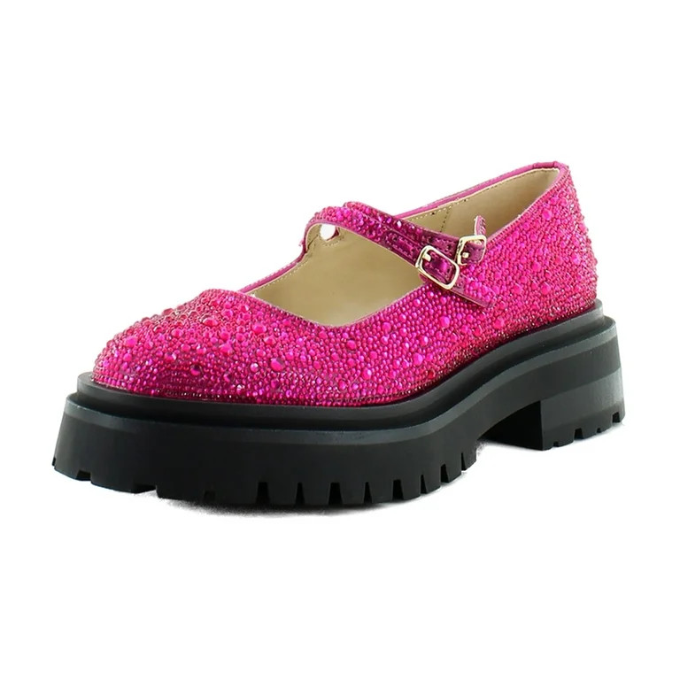 Betsey Johnson Rico Women's Loafers & Slip-Ons Fuchsia Size 5 M | Walmart (US)