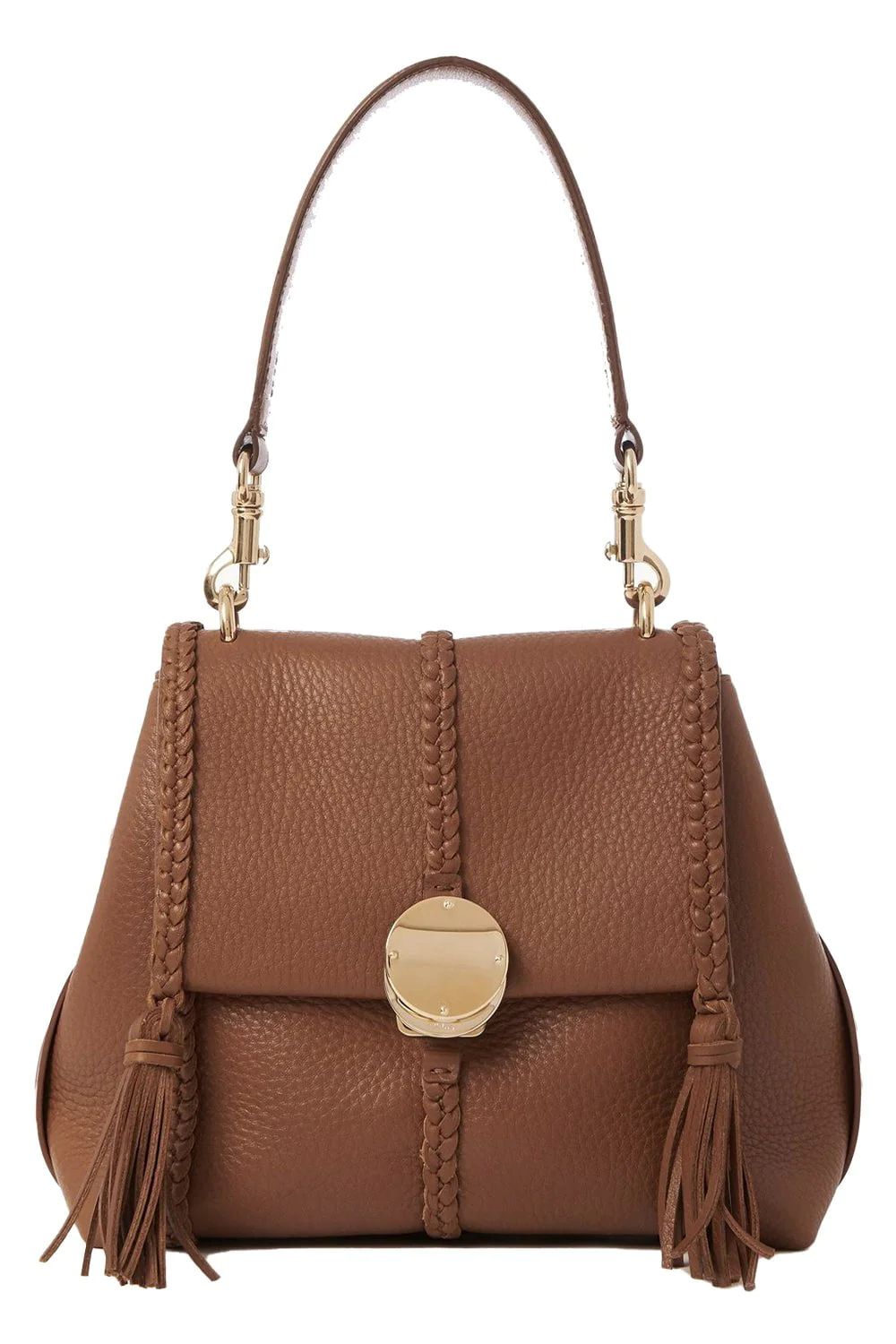 Small Penelope Shoulder Bag- Dark Nut | Marissa Collections