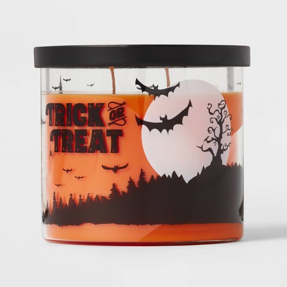 15oz Lidded Glass Jar Trick or Treat Candle - Hyde & EEK! Boutique™ | Target