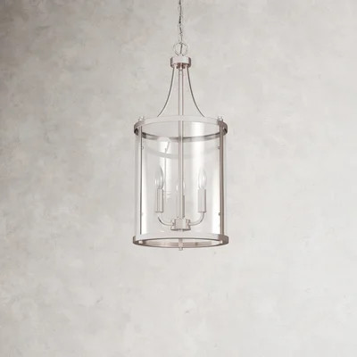 Cleveland 3-Light Sloped Ceiling Adaptable Lantern Chandelier | Wayfair North America