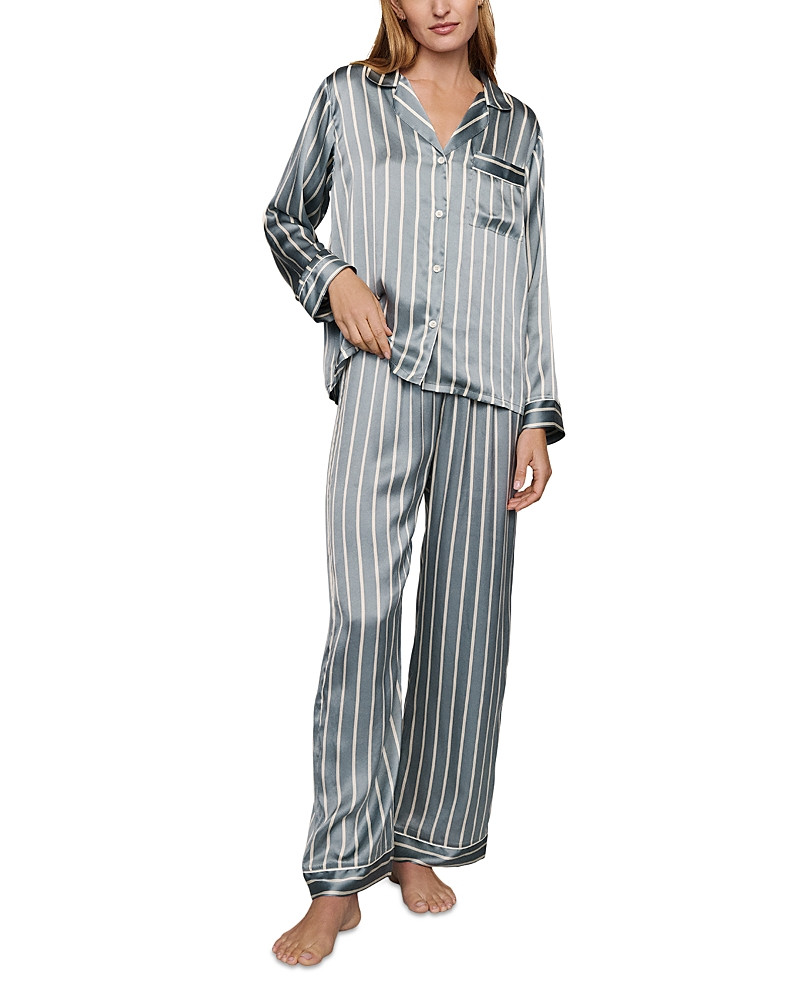 Eberjey Inez Printed Washable Silk Long Pajama Set | Bloomingdale's (US)