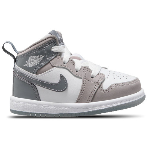 Boys Jordan Jordan AJ 1 Mid SE - Boys' Toddler Shoe White/Cool Grey/Medium Grey Size 04.0 | Kids Foot Locker (US)