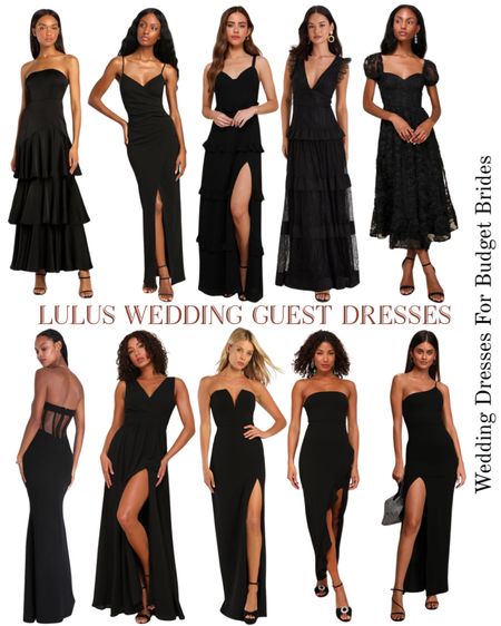 Black wedding guest dresses at Lulus.

#lulusdresses #springwedding #longblackdtesses #formaldresses #bridesmaiddresses 

#LTKSeasonal #LTKstyletip #LTKwedding