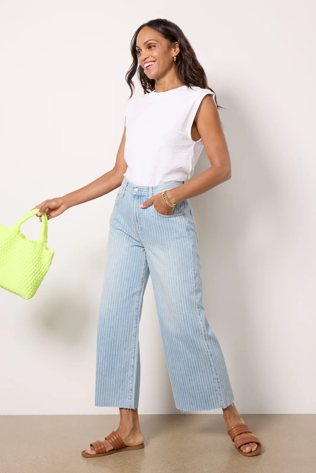 Jadyn Crop Palazzo | Evereve