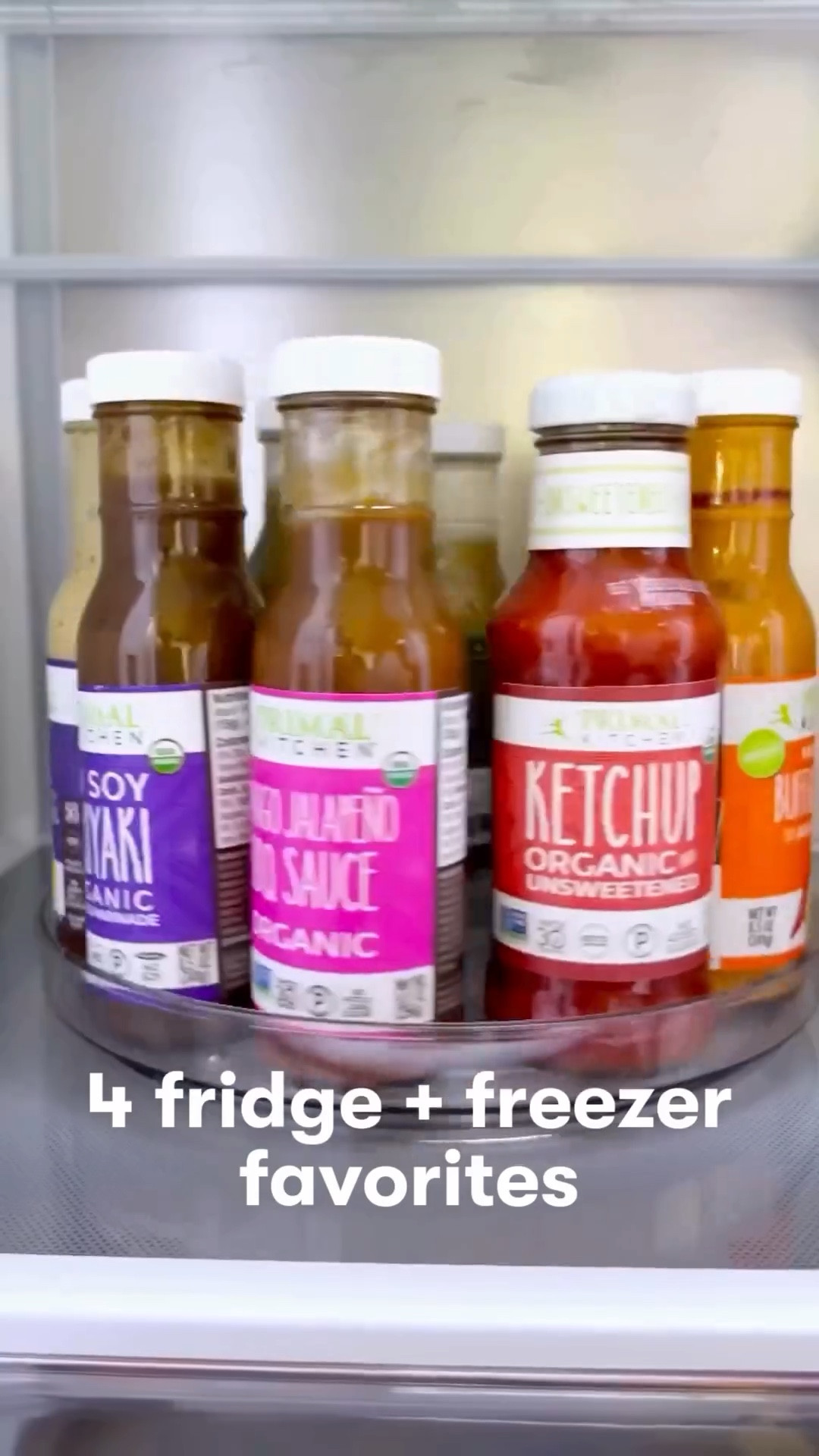 WARNING! 🚨 Side effects of organizing a fridge may include texting all your friends, “Look what I did!”, remembering to eat the produce you bought before it goes bad, and an increased desire to keep it looking that way 🌈✨