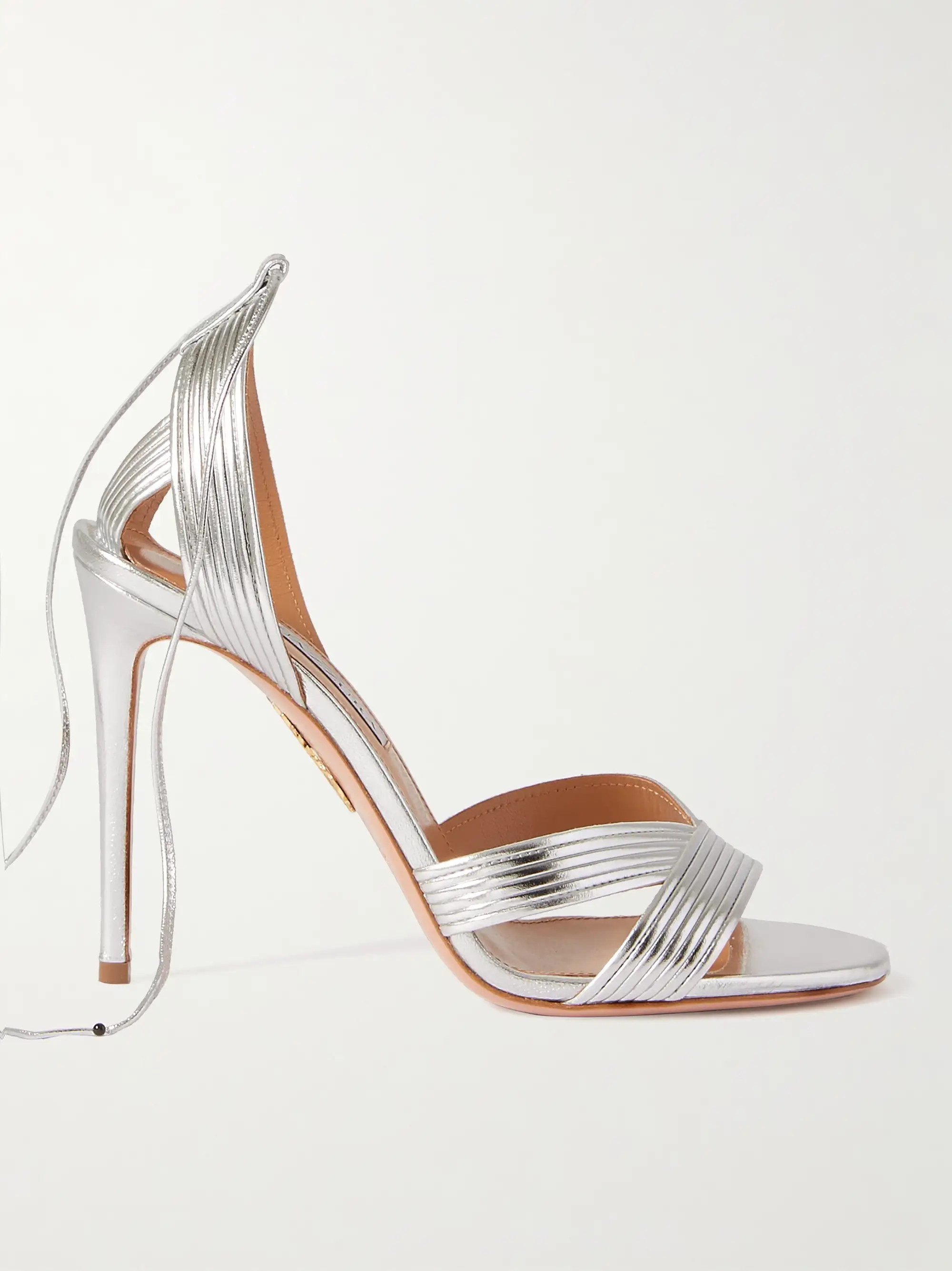 Ari 105 metallic leather sandals | NET-A-PORTER (US)