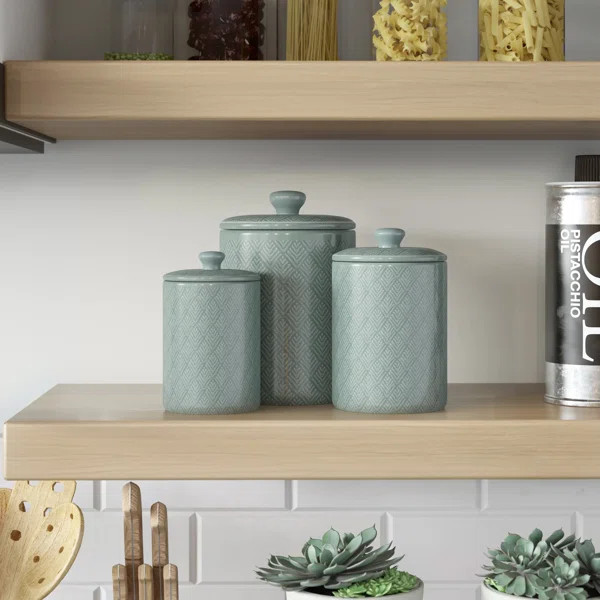 3 Piece Kitchen Canister Set | Wayfair North America