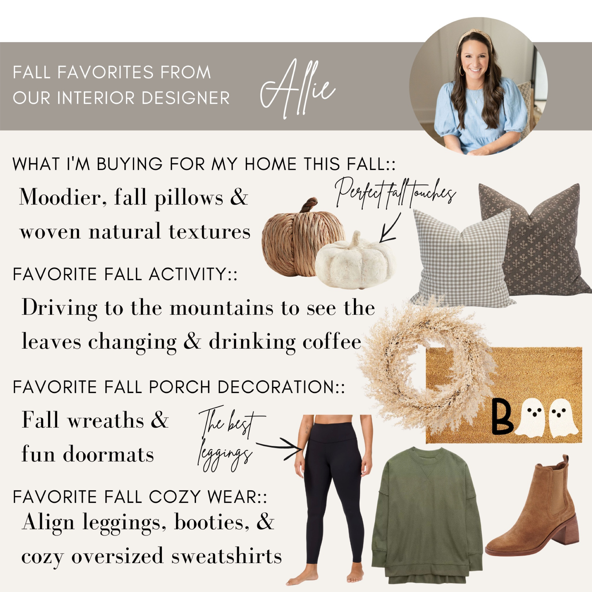 Our team’s fall favorites, fall decor, fall home decor, throw pillows, fall blanket, faux pumpkins, pumpkin decor, brass lanterns, faux wreath, candles, sweater, cozy, leggings #falldecor #fallfavorites 

#LTKSeasonal #LTKhome #LTKunder100