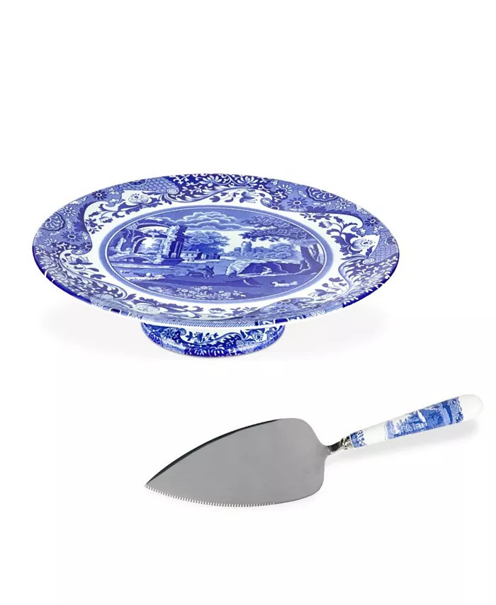 Spode Italian Cake Serving Set, 2 Piece - Macy's | Macy's