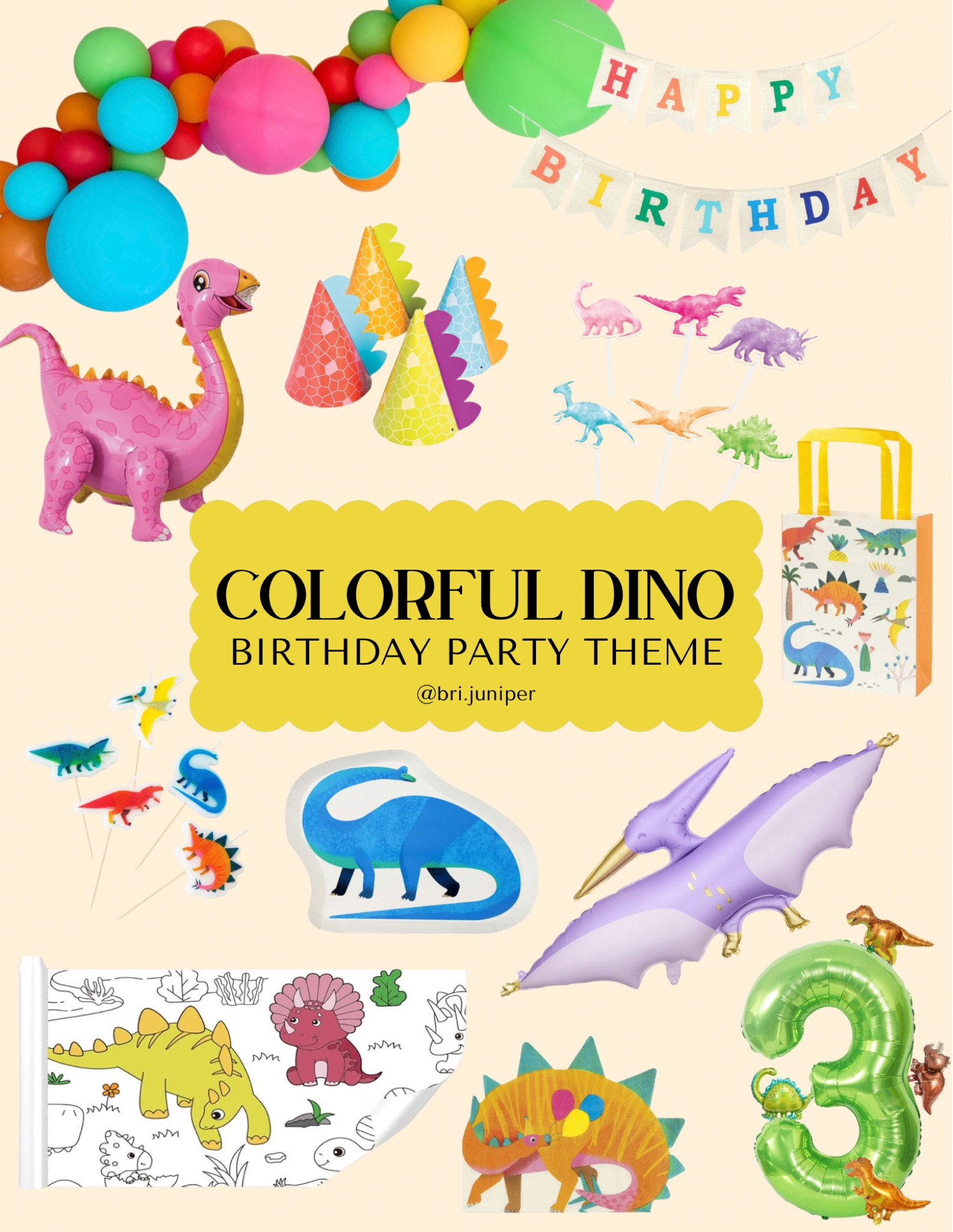 Colorful, pastel, rainbow Dinosaur birthday party inspo! 

#LTKKids #LTKFamily #LTKBaby