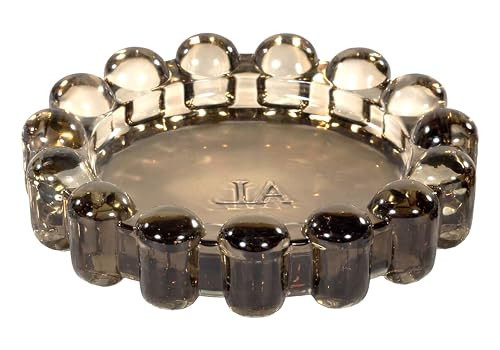 Alice Lane Home Collection Original Amber Glass Large Bubble Candle Dish | Amazon (US)