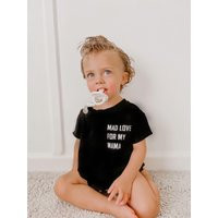 Mad Love For My Mama, Toddler Boy T Shirt, Baby Girl My Mama Tee, Short Sleeve, Mama's Boy | Etsy (US)
