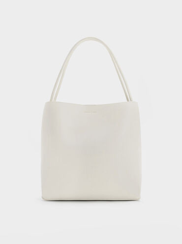 Leia Tote Bag
 - Cream | Charles & Keith US