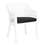 Safavieh Home Maika White Dining Chair, | Amazon (US)