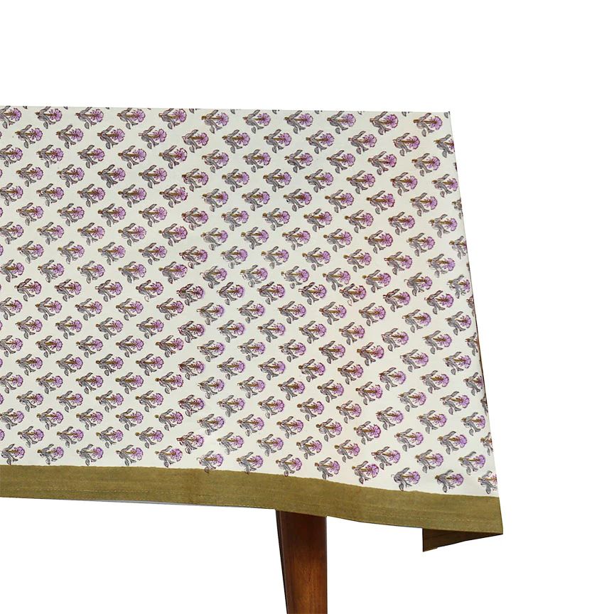 Poonam Fig Cotton Tablecloth | Biscuit Home