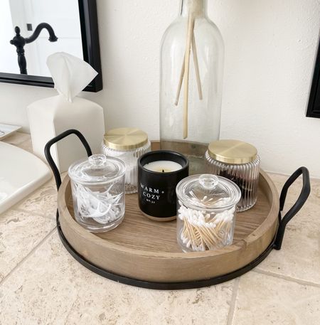 H O M E \ bathroom decor favorites: apothecary jars, candle and tissue box holder!

Home
Amazon 

#LTKhome #LTKunder50