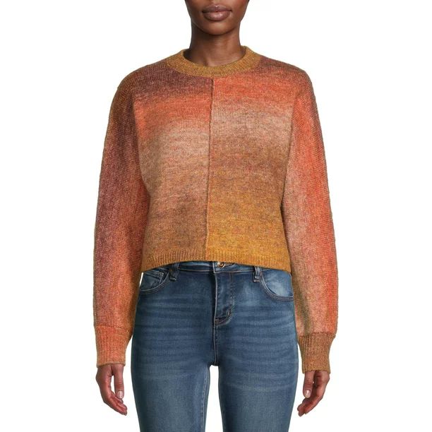 Love Trend New York Women’s Space Dye Ombre Sweater - Walmart.com | Walmart (US)