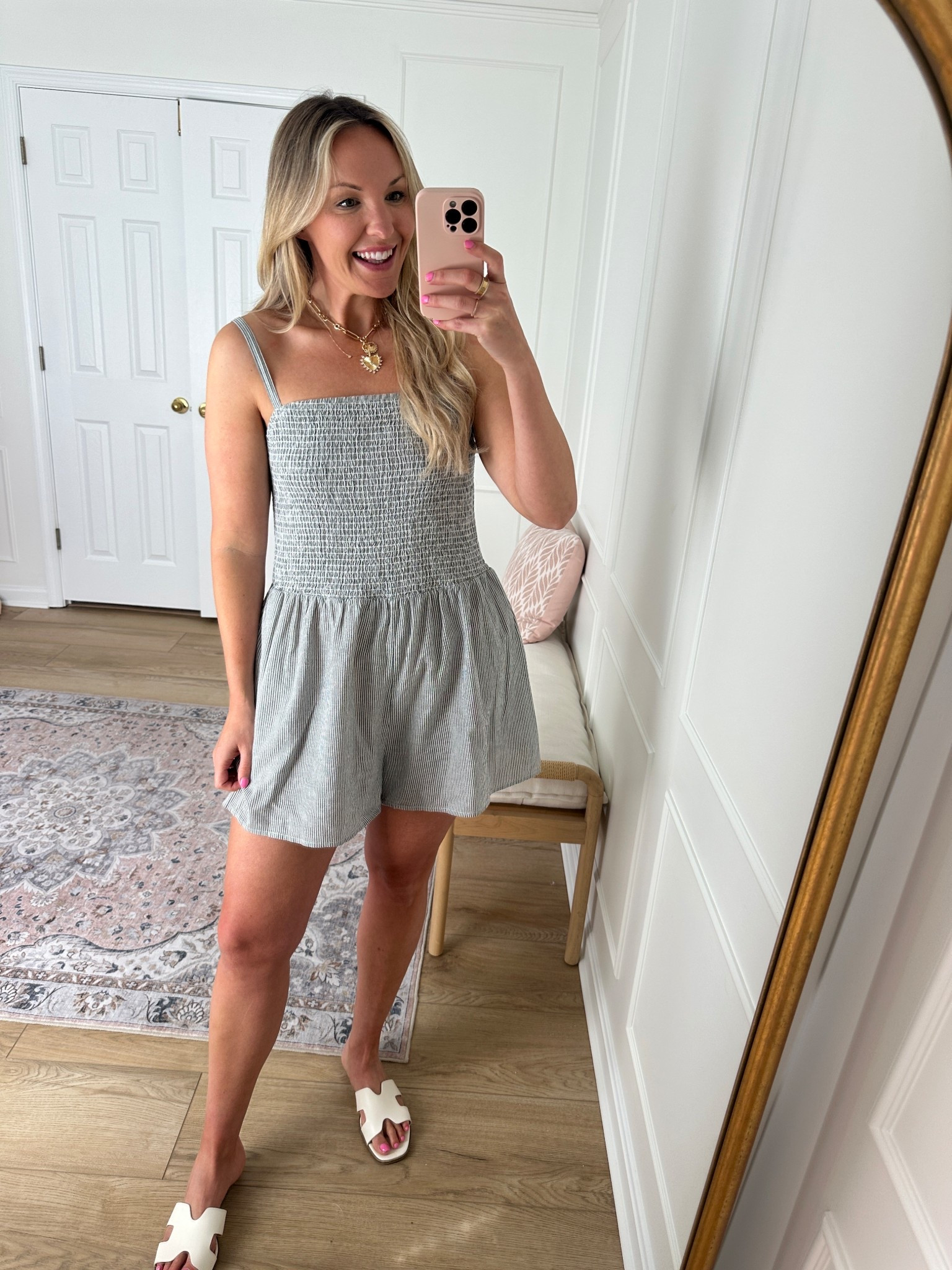 Cute casual romper from target! Casual summer outfit! In a large 

#LTKFindsUnder50 #LTKStyleTip #LTKFindsUnder100