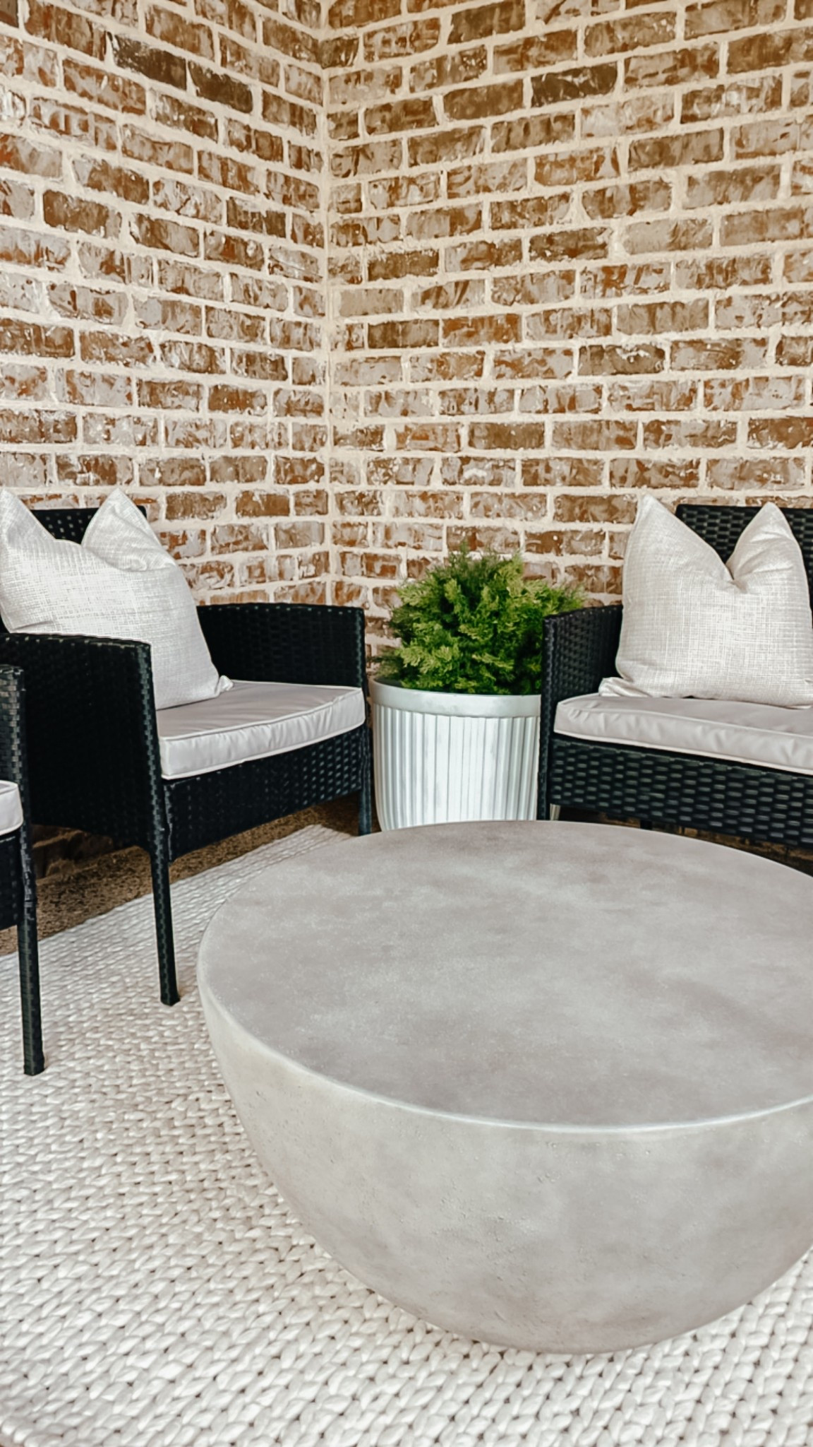 Front porch refresh. Planters. Plants. Wreath. Home Depot. Home Depot. Lowe’s. Outdoor furniture. Command hooks. Bushes. Porch. Patio decor. Porch decor. Styling for Spring with .A porch spring haul on a few finds to elevate your outdoor space. This 4 piece rattan patio conversation set is ON SALE today for $169.99!!! The white planter comes in 3 sizes and it’s under $30! Head to lowes.com for their Spring Hosting curation.
Coffee table. Tree. Comment SEND for these affordable spring porch finds. 
#loweshomeimprovement #lowes #springporch #homedecor #springrefresh @liketkit 


Comment SHOP below to receive a DM with the link to shop this post on my LTK ⬇ https://liketk.it/5c7bq #ltkhome #ltksalealert #ltkwatchnow#LTKWatchNow

#LTKHome #LTKSaleAlert