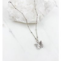 Silver Butterfly Necklace, Jewelry, Dainty Gifts For Women, Silver Dainty Butterfly Jewelry, Pendant | Etsy (US)