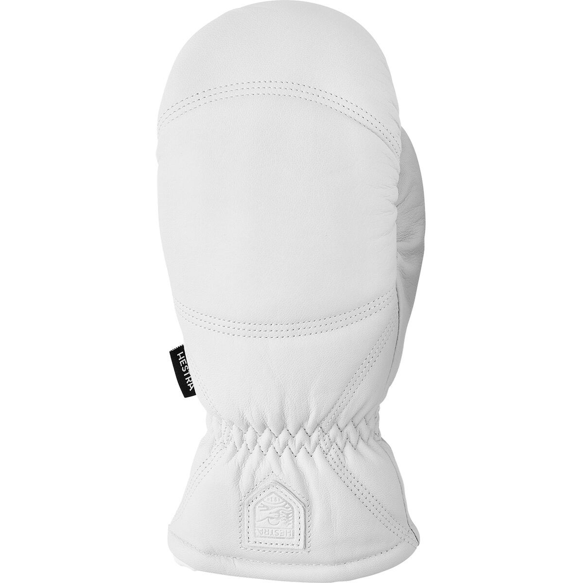 Hestra Leather Box Mitten - Women's Off White, 7 | Backcountry