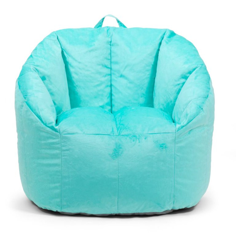 Big Joe Milano Bean Bag Chair, Mint Plush Fabric | Walmart (US)