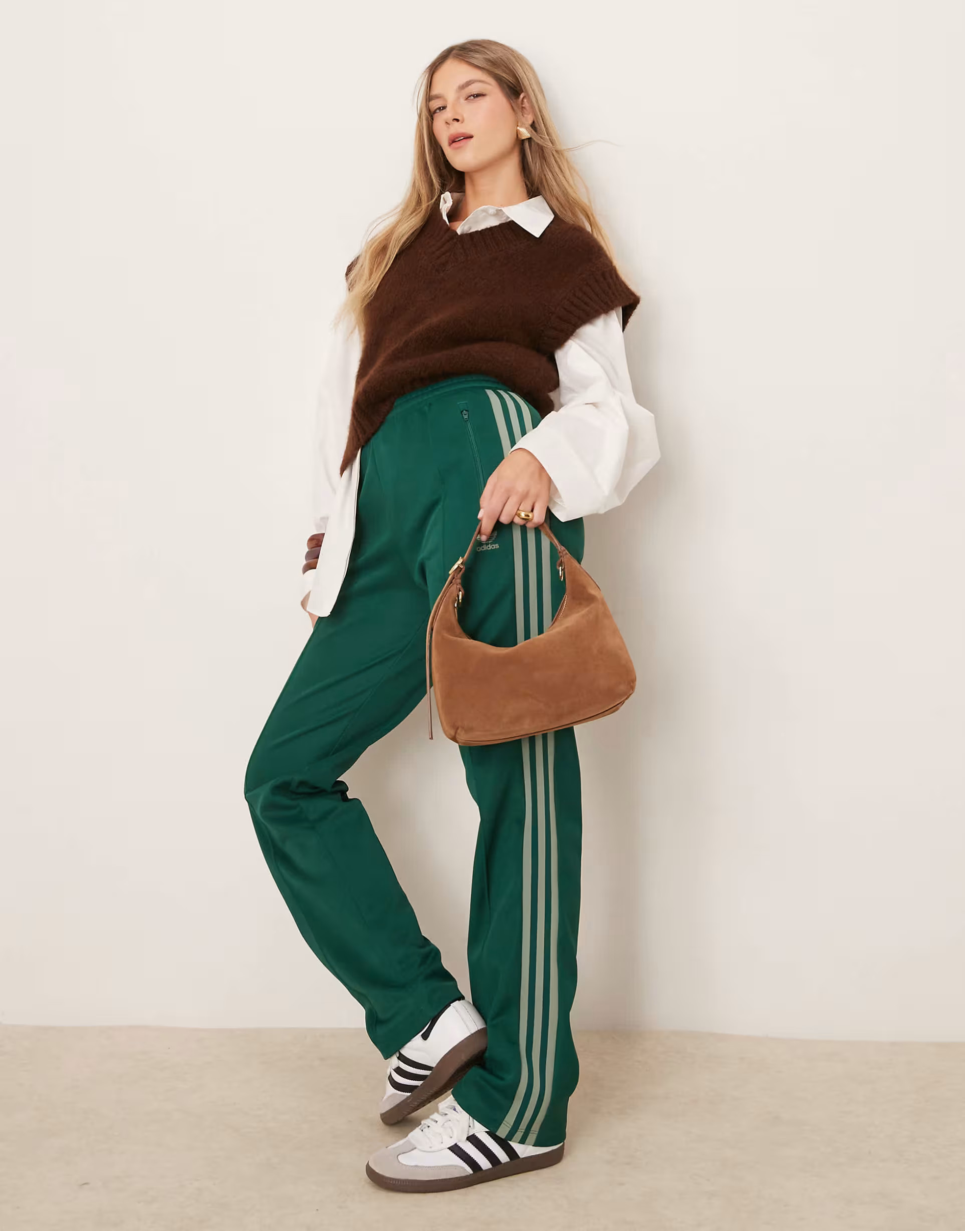 adidas Originals Classics Track Pants in green | ASOS (Global)