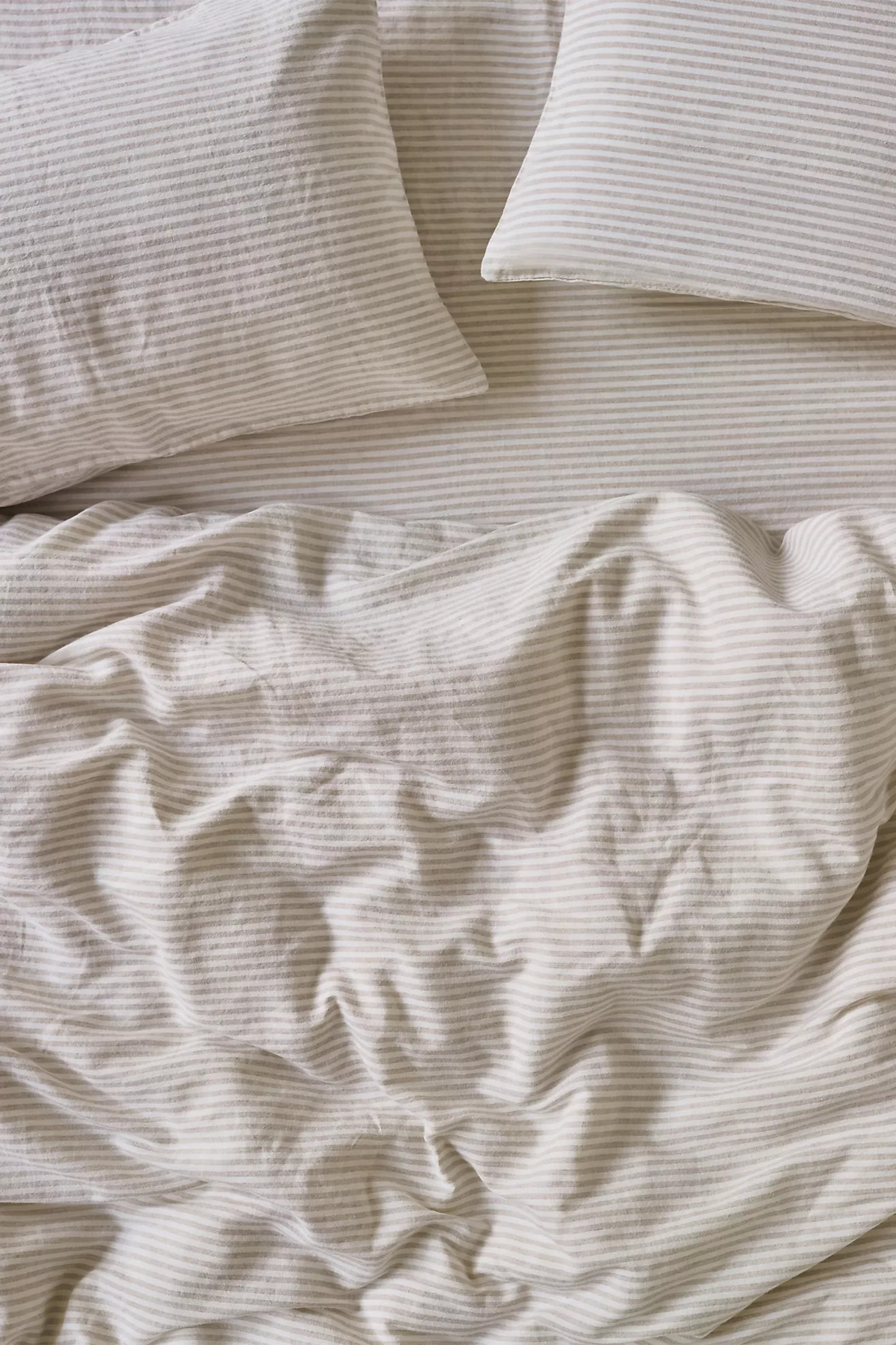 Piglet in Bed Linen Blend Duvet Cover | Anthropologie (US)