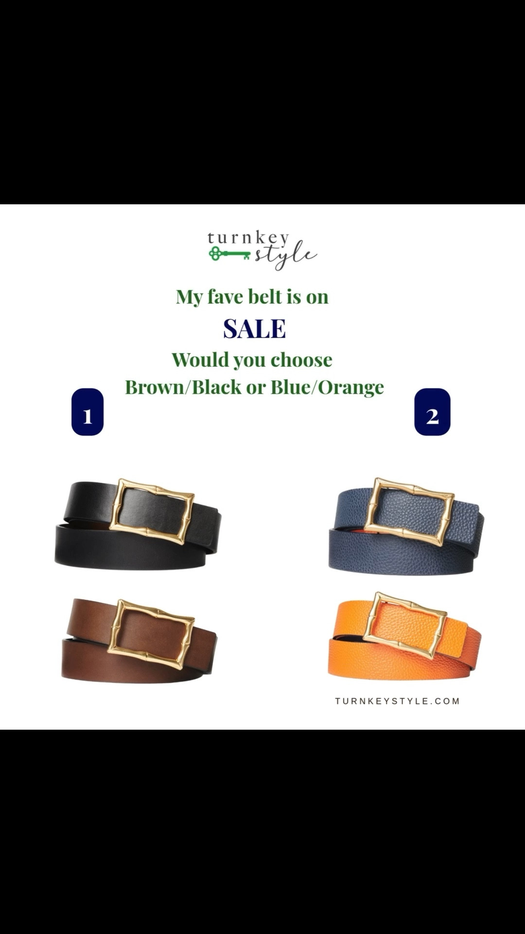 My favorite belt is on sale! Which color would you choose!?
Black&Brown or Navy&Orange?
I wear this belt every week. Such great quality. 

I am a wardrobe stylist, mom of two boys (really men), a wife, and post menopausal woman in business who is 14/16 on the bottom, a L on top and I am 5’4”. 
I have been every thing from a size 10-18+

#LTKSaleAlert #LTKOver40 #LTKPlusSize