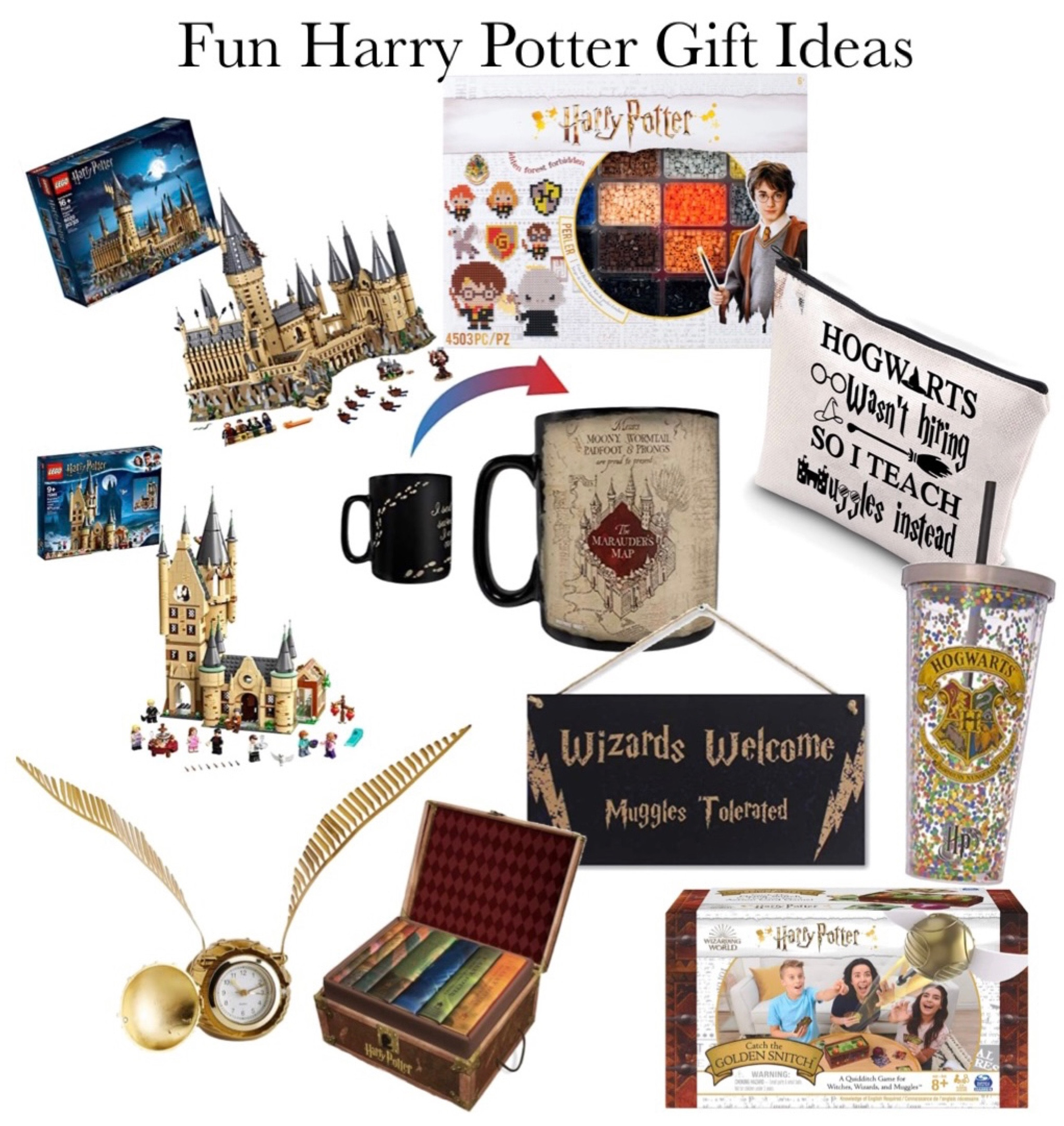 Harry Potter, legos, games, coffee mug, traveler mug, books, golden snitch, makeup bag

#LTKkids #LTKfamily #LTKGiftGuide