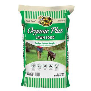 Kellogg Garden Organics 20 lbs. Organics Lawn Food-3011 - The Home Depot | The Home Depot