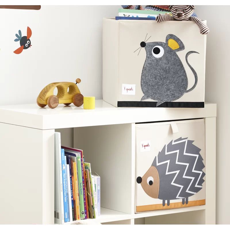 Mouse Children's Foldable Fabric Storage Cube | Wayfair North America