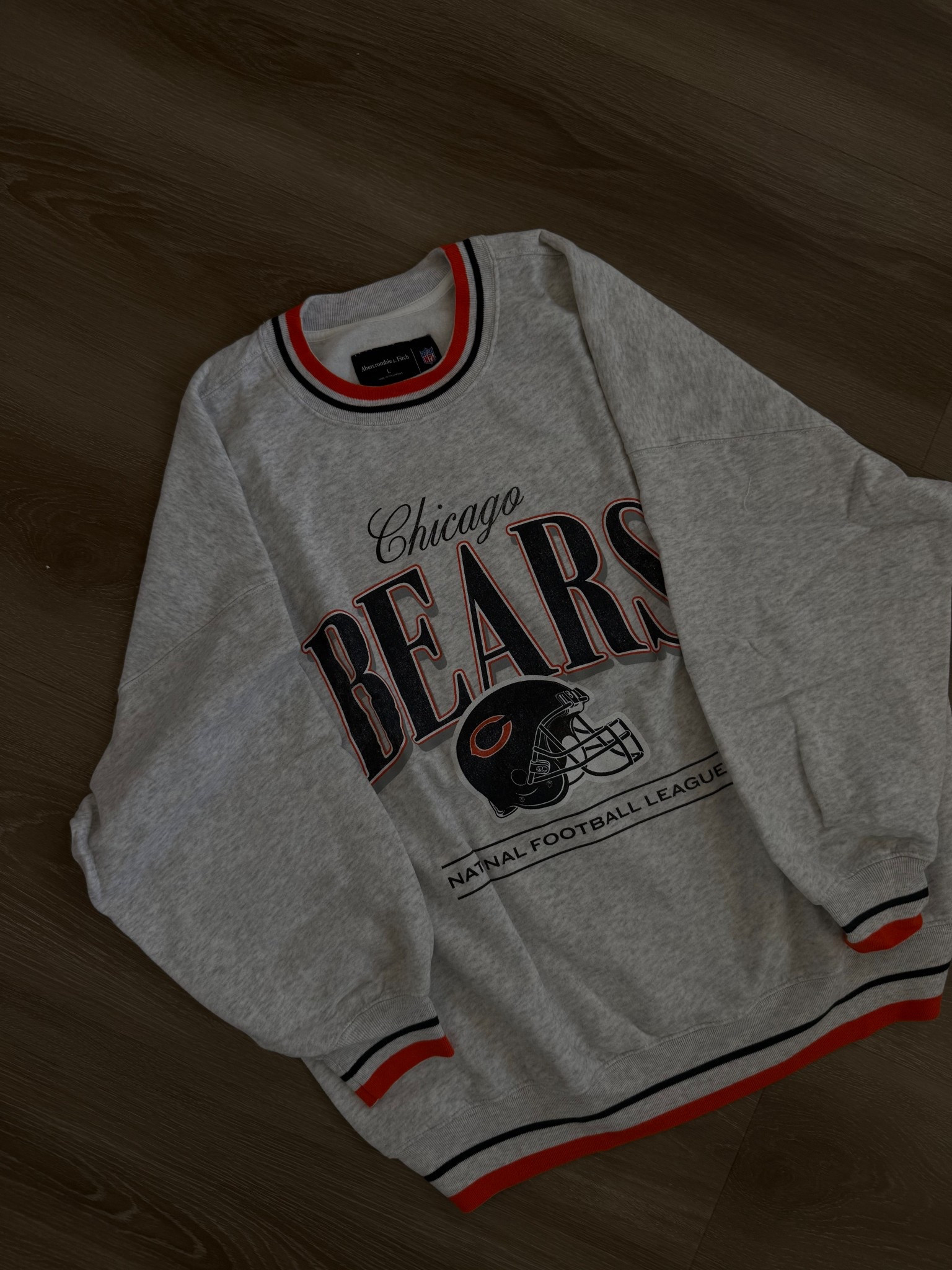 Their NFL tees and hoodies are the BEST quality. Last me years and years! #abercrombie 