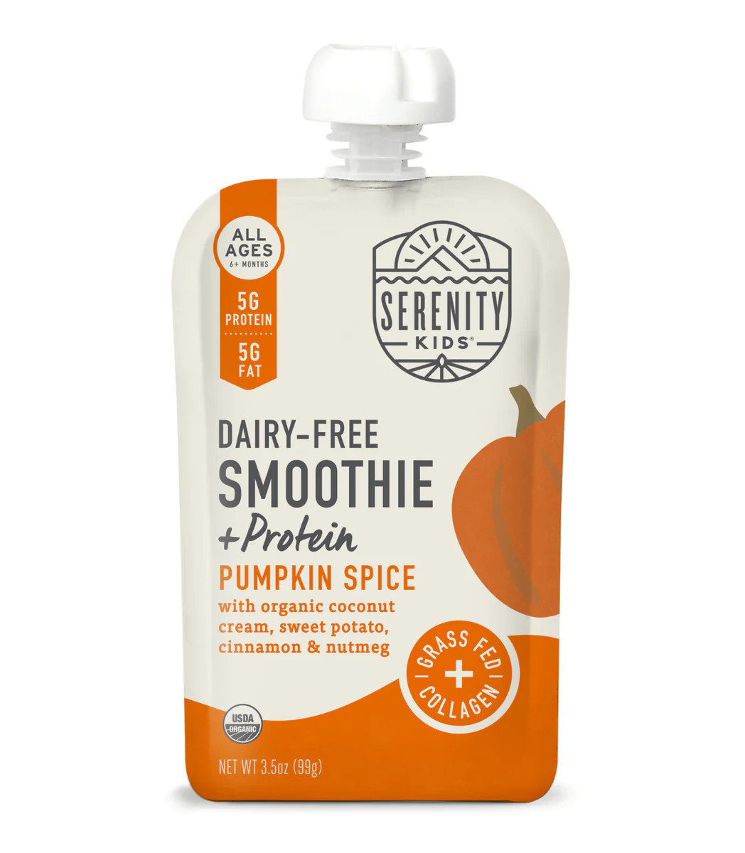 Pumpkin Spice Dairy-Free Smoothie + Protein // Serenity Kids® | Serenity Kids