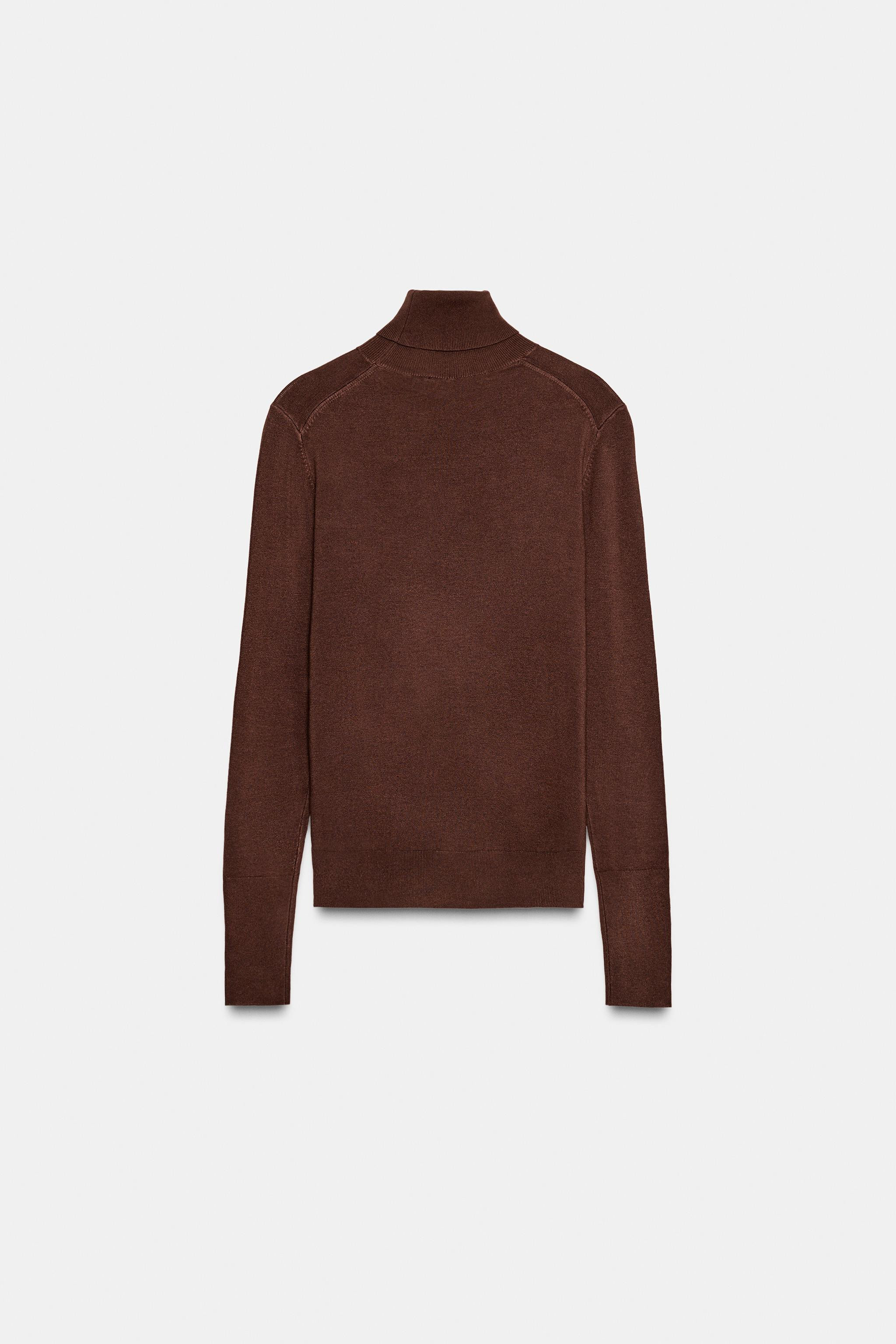 BASIC PLAIN KNIT JUMPER | Zara US