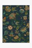 Frida Floral Navy Rug | Ruggable