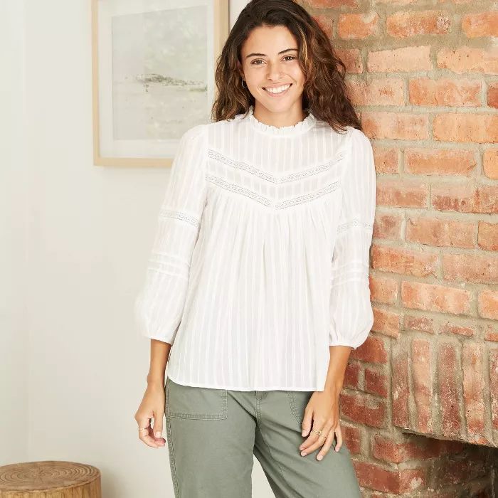 Women's 3/4 Sleeve Prairie Shirt - Universal Thread™ | Target