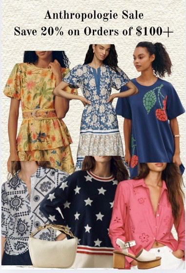 USE CODE ANTHRO20 TO SAVE  

 #LTKgrwm #LTKOver40 #LTKSaleAlert