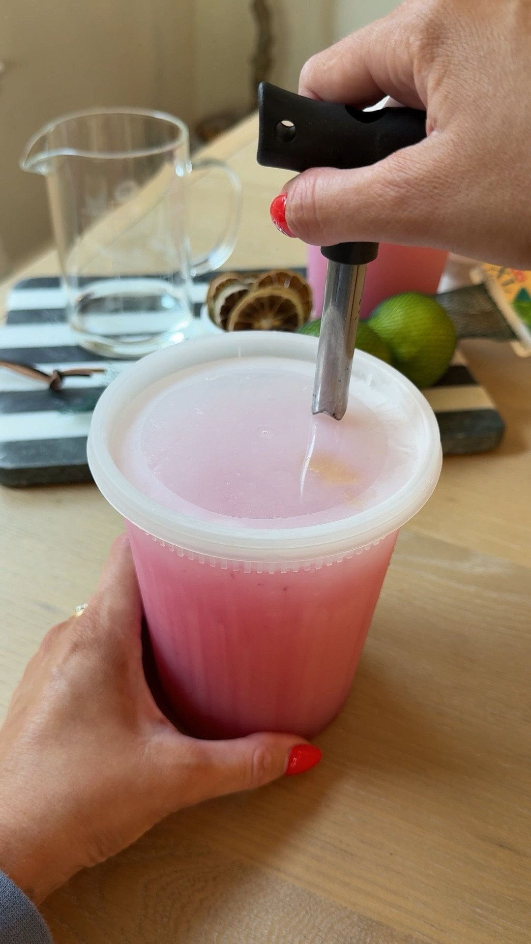 Deli container straw hole puncher

#LTKfoodie #LTKHome