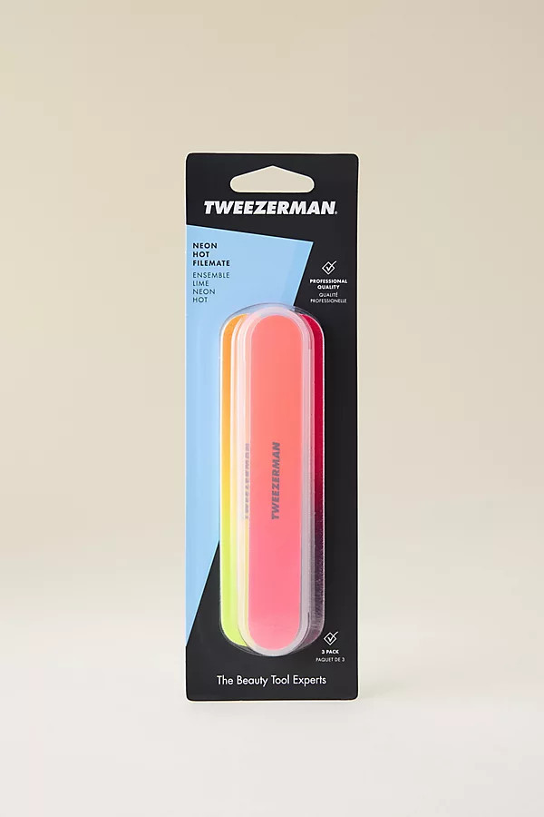 Tweezerman Neon Nail Files, 3 Pack | Anthropologie (UK)