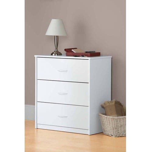 Mainstays 3 Drawer Dresser, Multiple Colors | Walmart (US)