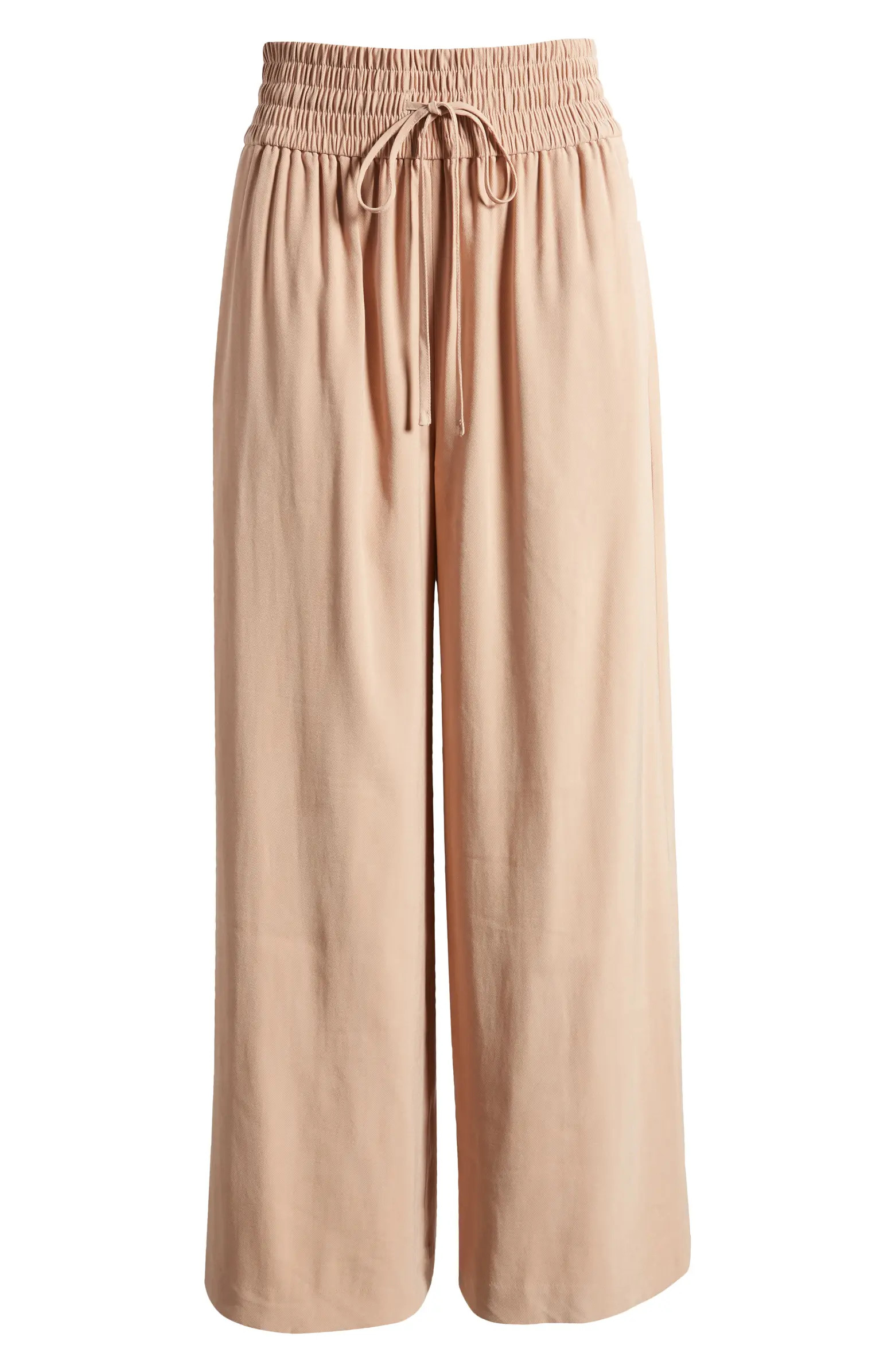 Drawstring Wide Leg Pants | Nordstrom